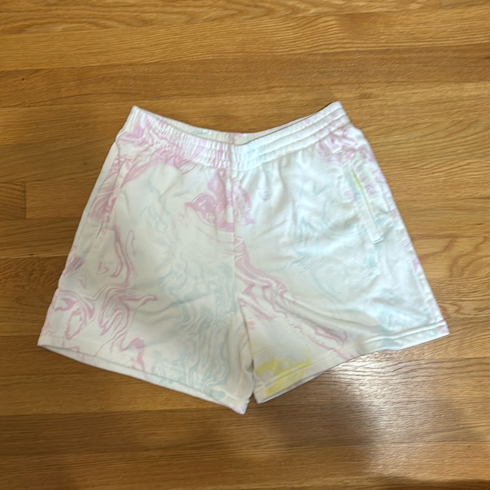 gap women’s sz S high rise patterned sweatshorts